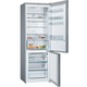 Combina frigorifica Bosch KGN49XIEA, 438 l, NoFrost, VitaFresh, Display touch control, Raft sticle, PerfectFit, Clasa E, H 203 cm, Inox antiamprenta