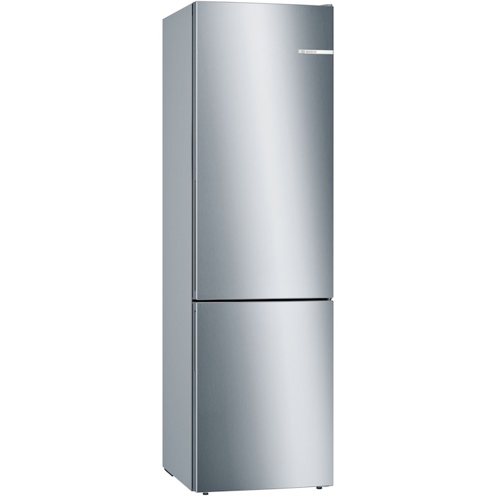 Bosch KGE39ALCA Kombinált hűtőszekrény, 337 l, M:201 cm, Low Frost, VitaFresh, C energiaosztály, Ezüst