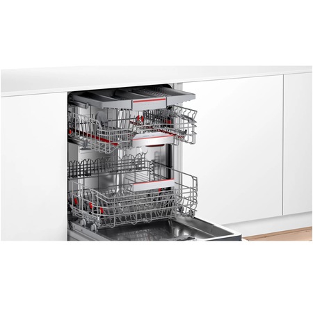 Masina de spalat vase incorporabila Bosch SMI6ECS69E, 14 seturi, 8 programe, Clasa D, Home Connect, 60 cm