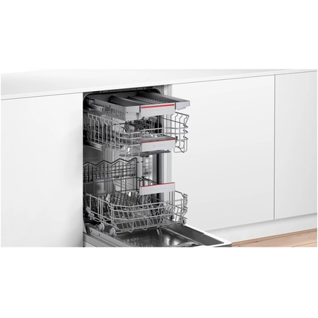 Съдомиялна за вграждане Bosch SPV4EMX20E, 10 комплекта, 6 програми, Клас D, Home Connect, 45 см