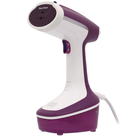 Aparat de calcat vertical cu abur Star-Light SBA-1532P, 1500 W, Rezervor apa 320 ml, Alb/Roz