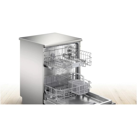 Masina de spalat vase Bosch SMS2ITI33E, 12 seturi, 5 programe, Home Connect, Clasa A+, 60 cm, Inox antiamprenta