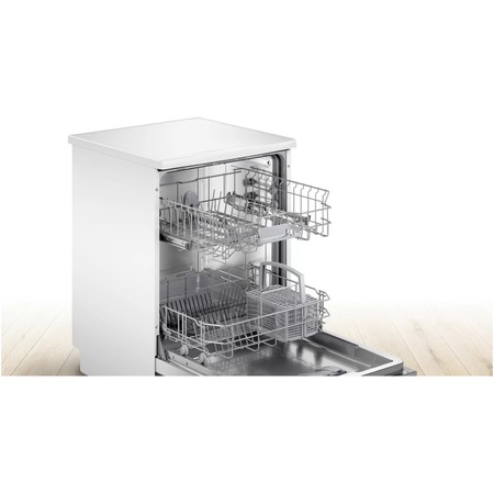 Съдомиялна Bosch SMS2HTW54E, 12 комплекта, 6 програми, Home Connect, Клас Е, 60 см, Бял