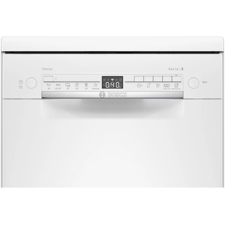 Masina de spalat vase Bosch SPS2HKW59E, 9 seturi, 6 programe, Home Connect, Clasa E, 45 cm, Alb