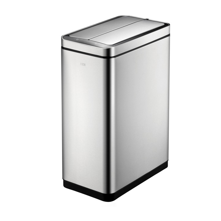 EKO Deluxe Phantom кош за боклук със сензор, дизайнерски модел, капак с демпферно затваряне, 45 литра, 46 x 27 x 66-h cm