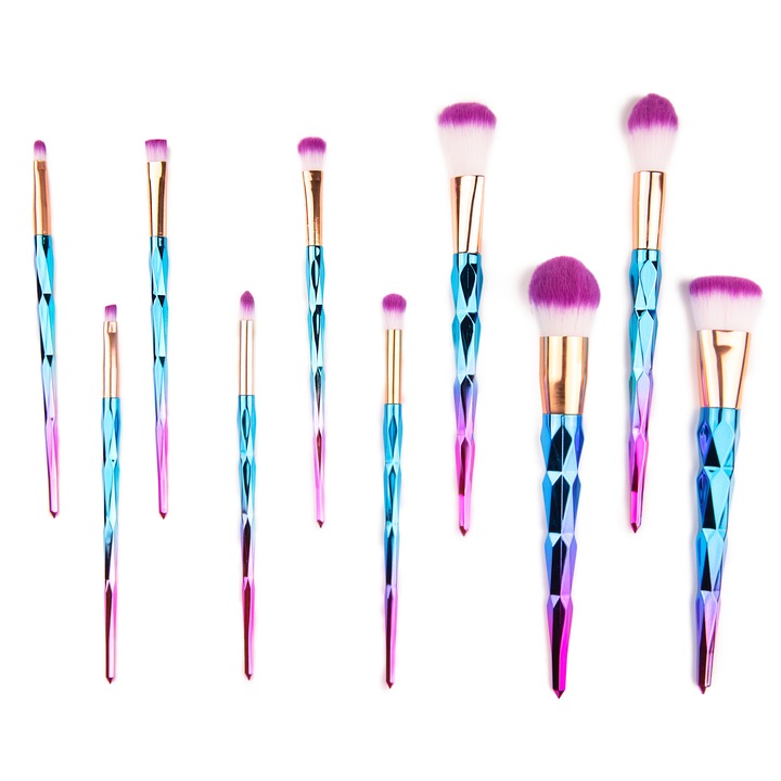 Set 10 pensule machiaj, Diamond Shine