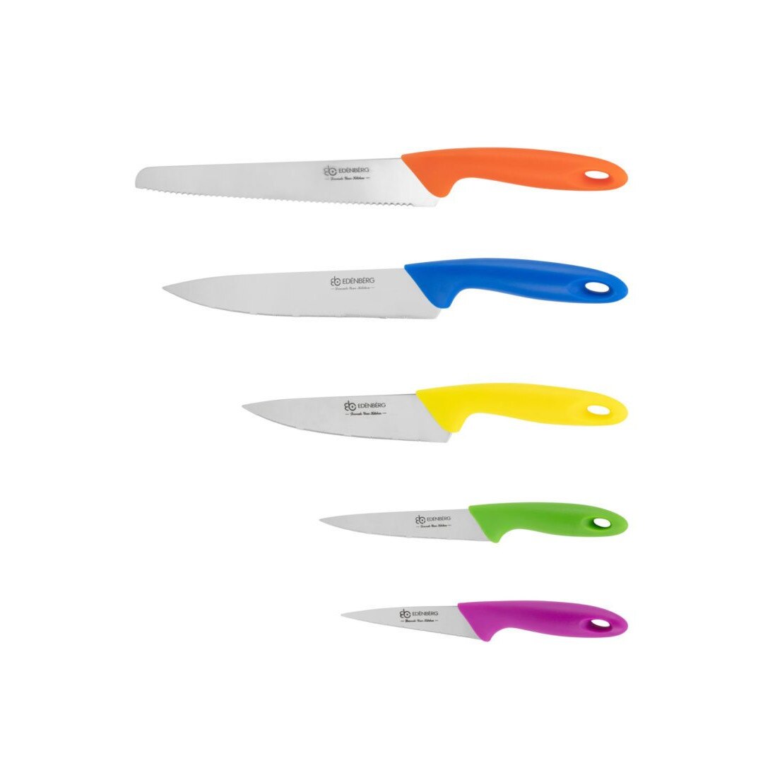 Set cutite Edenberg, 6 bucati cu suport, EB954