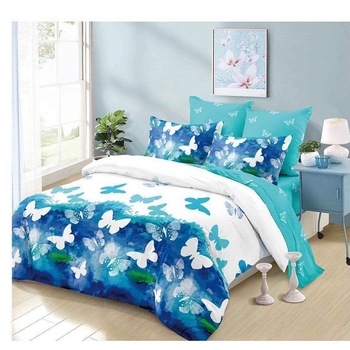 Set 6 piese Lenjerie Relax Shop, Six Fluturi Ice, 2 persoane Set 6 piese Lenjerie Relax Shop, Six Fluturi Ice, 2 persoane