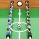 Masa de Foosball vidaXL, MDF, 121 x 61 x 82 cm, Maro