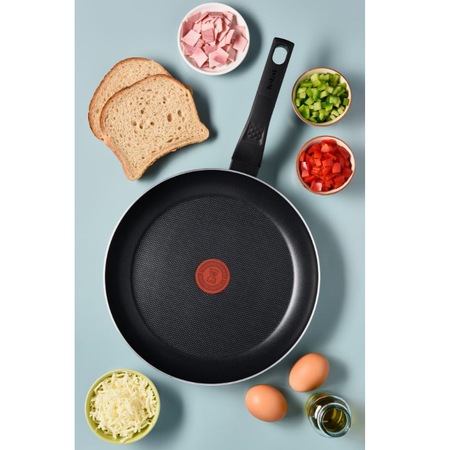 Tigaie Tefal Simple Cook, Thermo-Signal, invelis antiaderent din titan, 24 cm
