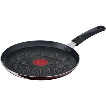 Tigaie cu maner, de clatite, Tefal Resist, 25 cm, mov, indicator Thermo Spot Tigaie cu maner, de clatite, Tefal Resist, 25 cm, mov, indicator Thermo Spot