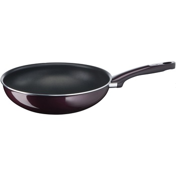 Tigaie cu maner Wok Tefal Resist, 28 cm, mov, indicator Thermo Spot Tigaie cu maner Wok Tefal Resist, 28 cm, mov, indicator Thermo Spot