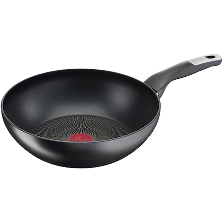 Tigaie Wok Tefal Unlimited, Thermo-Signal, Thermo-Fusion, invelis antiaderent din titan, 28 cm