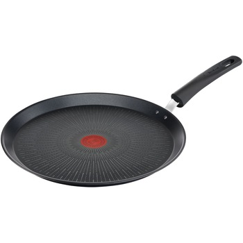 Tigaie de clatite Tefal Unlimited, Thermo-Signal, Thermo-Fusion, invelis antiaderent din titan, 25 cm Tigaie de clatite Tefal Unlimited, Thermo-Signal, Thermo-Fusion, invelis antiaderent din titan, 25 cm