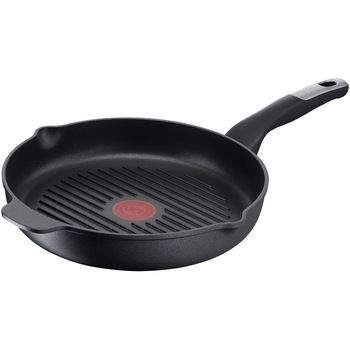 Tigaie grill Tefal Unlimited, Thermo-Signal, Thermo-Fusion, invelis antiaderent din titan, 26 cm Tigaie grill Tefal Unlimited, Thermo-Signal, Thermo-Fusion, invelis antiaderent din titan, 26 cm