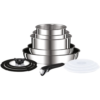 Set Tefal Ingenio Stainless Steel, 13 piese Set Tefal Ingenio Stainless Steel, 13 piese