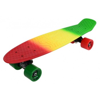 Penny Board Sulov 3C 22inch, Verde/Galben/Rosu Penny Board Sulov 3C 22inch, Verde/Galben/Rosu