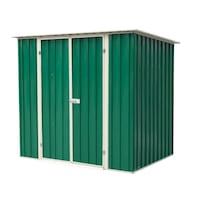 Casuta de gradina, Ravelo, Hobby Metal, otel, verde/alb, 183x123x171/160 cm, 2.25 m²