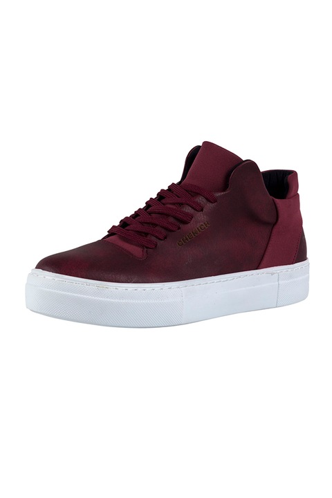 Incaltaminte sport barbati Chekich CH004, piele ecologica, rosu inchis, Rosu inchis