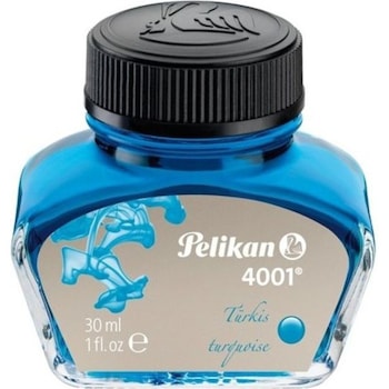 Cerneala Pelikan 215070, in calimara, 30 ml, Turcoaz