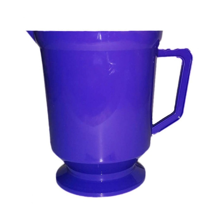 Cana Plastic cu Maner STERK, 16x13 cm, Albastra