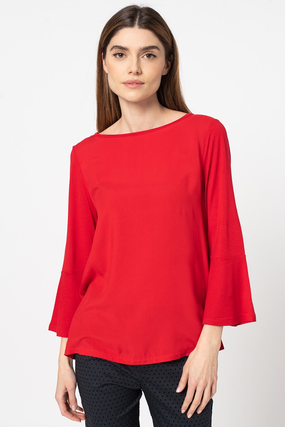 Zabaione, Bluza cu maneci trei sferturi, Rosu