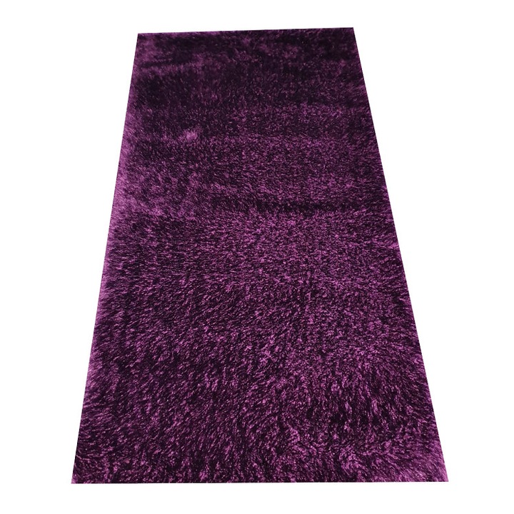 Covor Defier Unicolor Mov, 160cm latime cu 250cm lungime