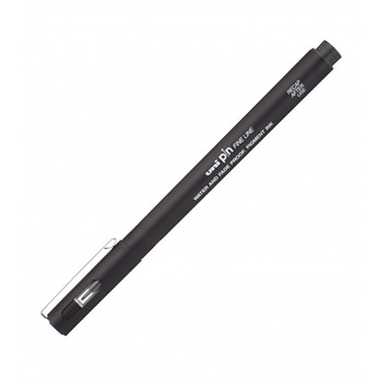 Liner Uni-Ball PIN04-200S pe baza de apa, negru Liner Uni-Ball PIN04-200S pe baza de apa, negru