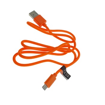 Cablu cu conectori USB 2.0 tata la microUSB tata, 1 metru, Esperanza 91973, invelis textil, portocaliu Cablu cu conectori USB 2.0 tata la microUSB tata, 1 metru, Esperanza 91973, invelis textil, portocaliu