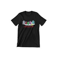 Tricou Copii, Among us, Impostor crew, negru, 2 ani