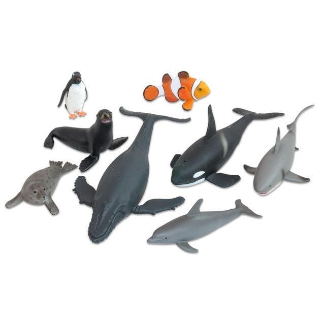 Set de 8 animale din ocean, Vinco, multicolor