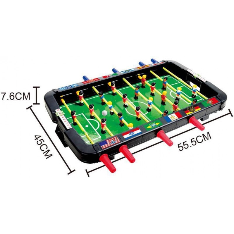 Fotbal de masa, Foosball 11 jucatori, 55,5 x 45 cm, Soccer Deluxe eMAG.ro