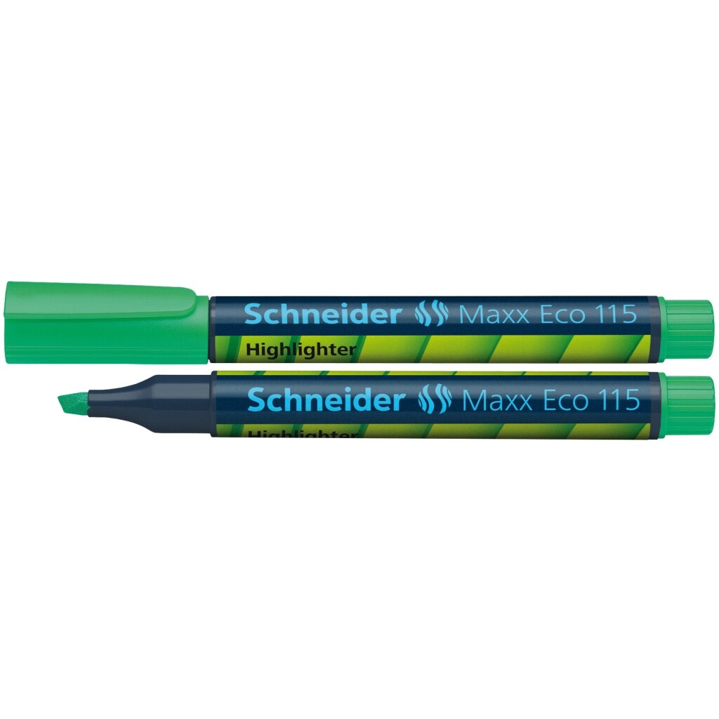 Textmarker reincarcabil Schneider Maxx 115, Verde
