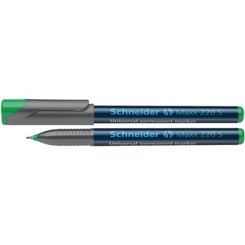 Marker OHP Sfin permanent Schneider 220, 0.4 mm, Verde