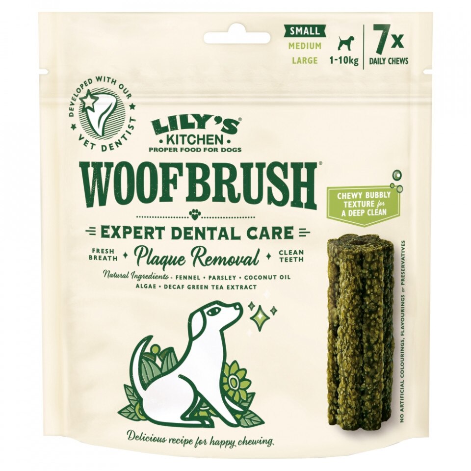 Recompense pentru caini Lily's Kitchen Woofbrush Dental Care, 329 g