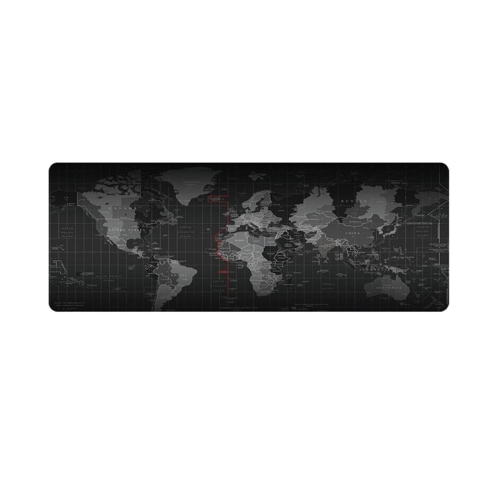 Mousepad harta lumii gaming 80x30x0.3 cm