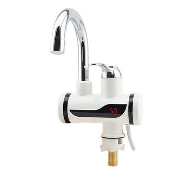Robinet electric pentru Incalzit apa Menton, cu afisaj temperatura LCD led, putere 3KW, Apa Calda Instant, Debit 2L/min Robinet electric pentru Incalzit apa Menton, cu afisaj temperatura LCD led, putere 3KW, Apa Calda Instant, Debit 2L/min