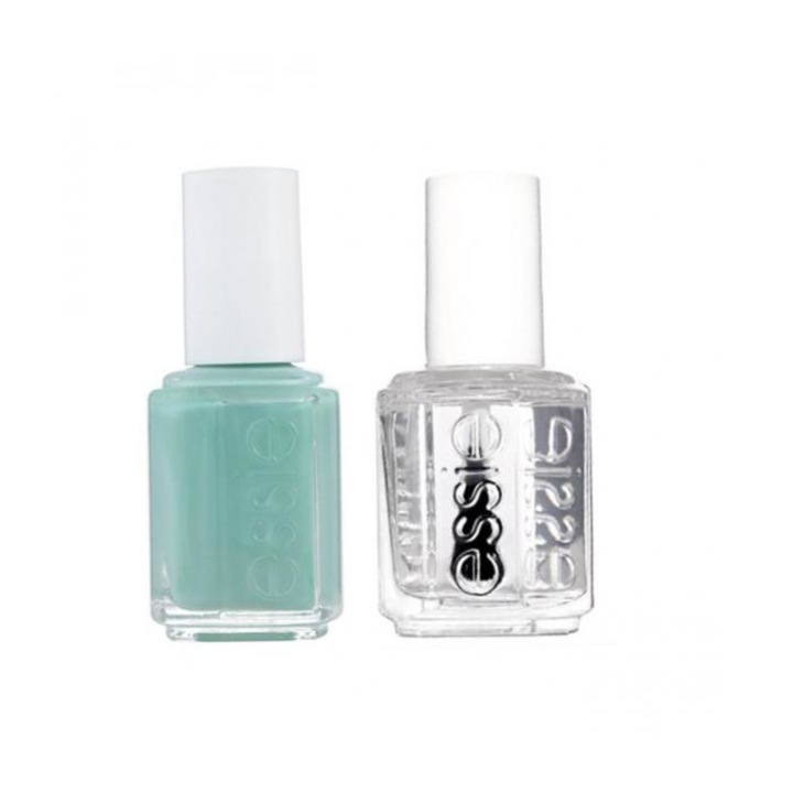 Essie, Set manichiura/pedichiura Essie Nail Lacquer No.99 Mint Candy Apple, 13.5ml + Topcoat Good to go, 5ml