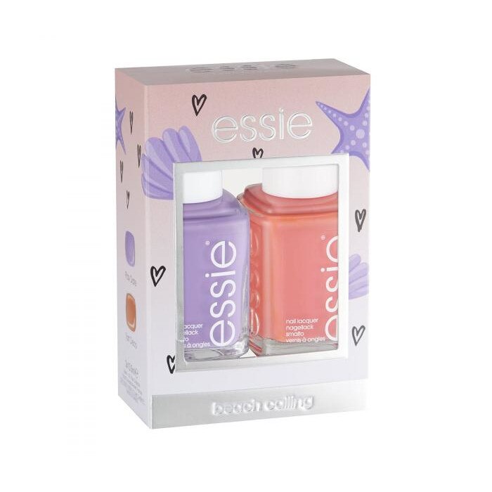 Set lac de unghii Essie Nail Lacquer Beach Calling, 2x13.5ml