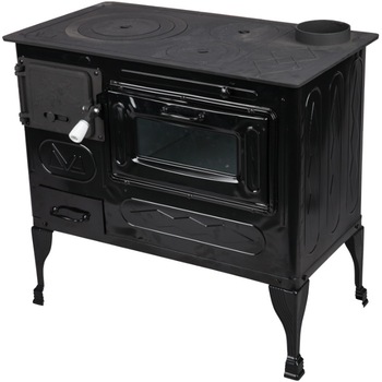 Soba Masina Gatit Bucatarie Negru Lemne Plita Fonta Evacure Partea Dreapta Diametru 130mm Dimensiuni 78 x 43 x 74 cm 6kw Soba Masina Gatit Bucatarie Negru Lemne Plita Fonta Evacure Partea Dreapta Diametru 130mm Dimensiuni 78 x 43 x 74 cm 6kw
