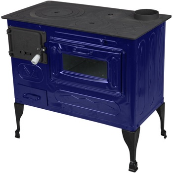 Soba Masina Gatit Bucatarie Albastru Lemne Plita Fonta Evacure Partea Dreapta Diametru 130mm Dimensiuni 78 x 43 x 74 cm 6kw Soba Masina Gatit Bucatarie Albastru Lemne Plita Fonta Evacure Partea Dreapta Diametru 130mm Dimensiuni 78 x 43 x 74 cm 6kw