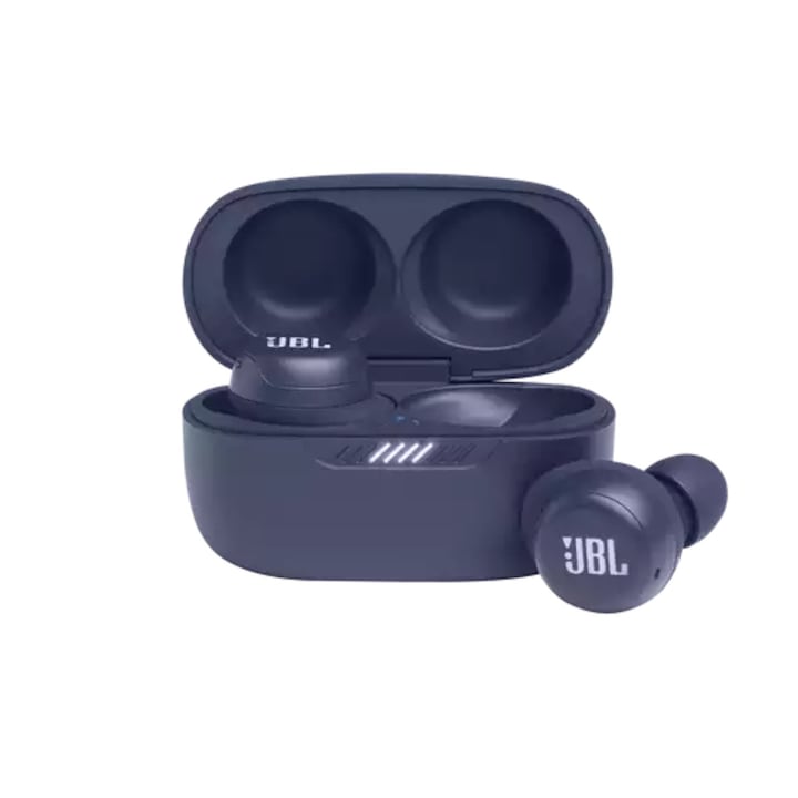 JBL LIVE Free NC+ in-ear true wireless fülhallgató, Bluetooth, aktív zajszűrés, 21 órás, érintésvezérlés, vízálló, kék