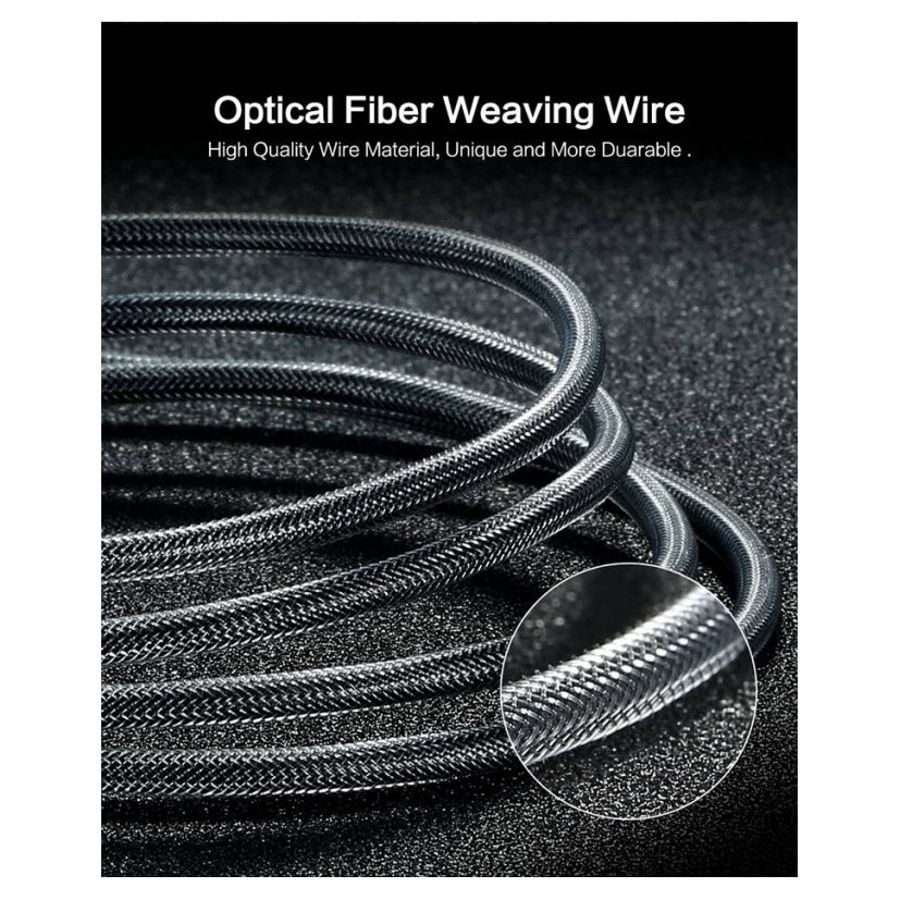 Cablu de incarcare rapida, QC 3.0, cu 2 conectori USB-C si micro-USB, 1m, gri, calitate inalta, Floveme