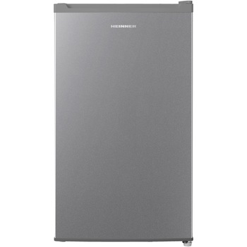 Frigider cu o usa Heinner HF-N91SF+, 92 l, Clasa F, H 84.2 cm, Argintiu Frigider cu o usa Heinner HF-N91SF+, 92 l, Clasa F, H 84.2 cm, Argintiu