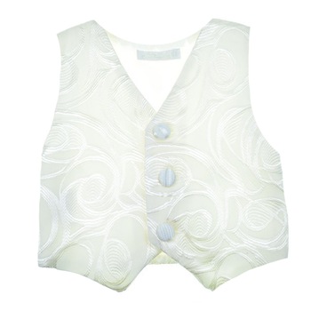 Vesta de botez pentru baieti Christopher Baby Club VST-5, Crem, 62 cm Vesta de botez pentru baieti Christopher Baby Club VST-5, Crem, 62 cm