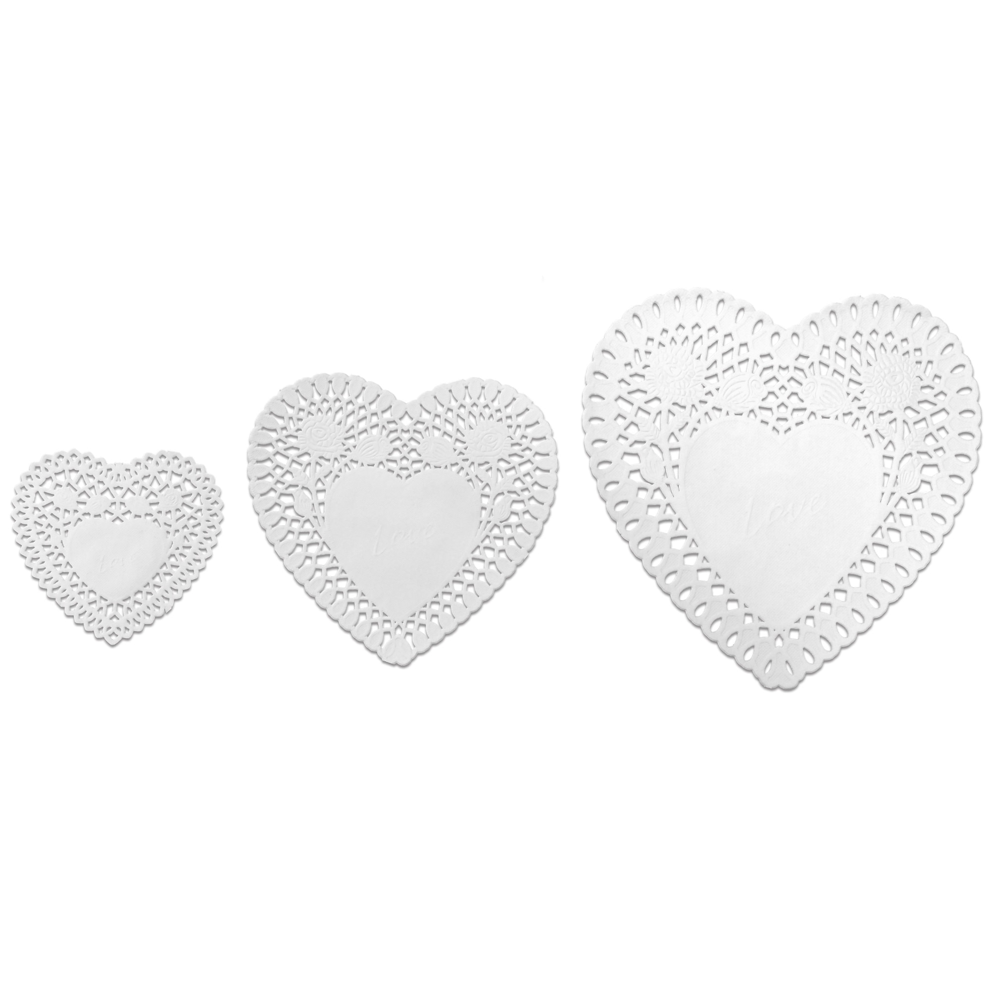 Servetele pentru prajituri Zenker, 18 bucati, 3 dimensiuni, hartie