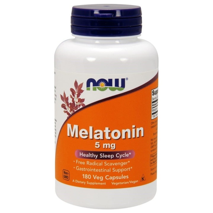 Now Foods Melatonin 5mg - 180 kapszula