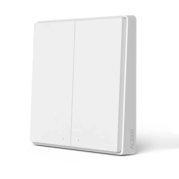 Intrerupator Smart cu 2 butoane D1, Xiaomi Aqara, WXKG07LM, Zigbee Intrerupator Smart cu 2 butoane D1, Xiaomi Aqara, WXKG07LM, Zigbee