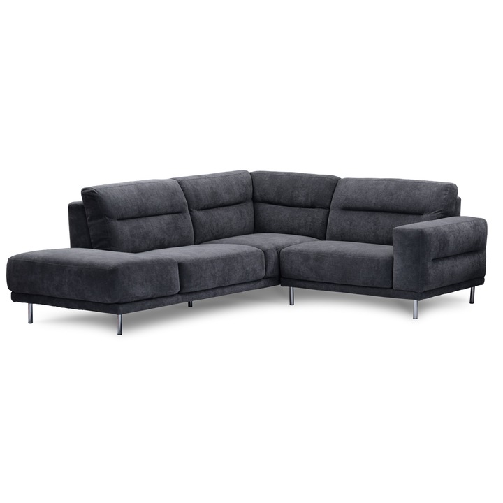 Coltar Geneva, Chester Time, deschis stanga terminal, riga granit, gri, 214/99 x 265/99 x 85 cm