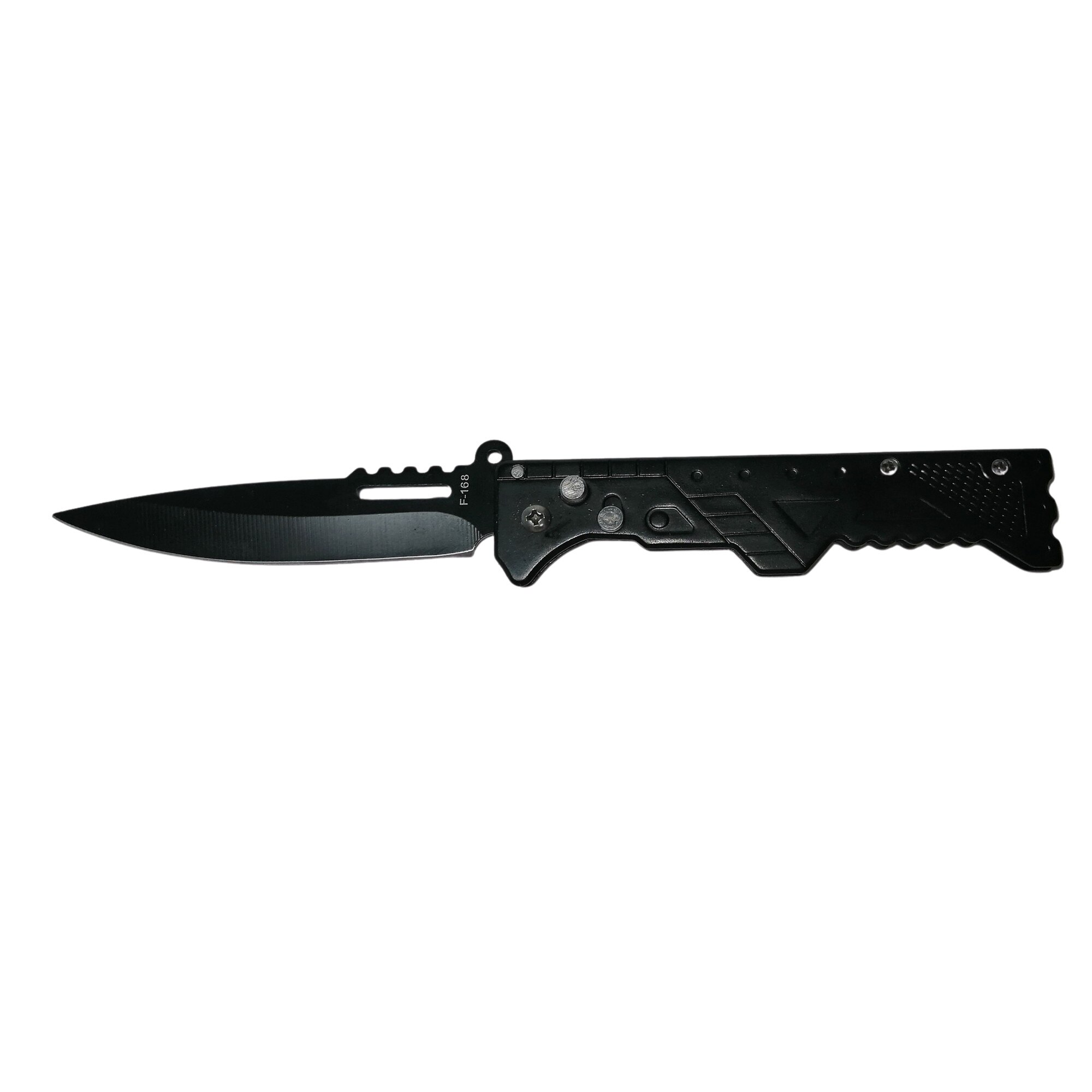 Briceag automat, Black Halo, otel inoxidabil, 21.5 cm
